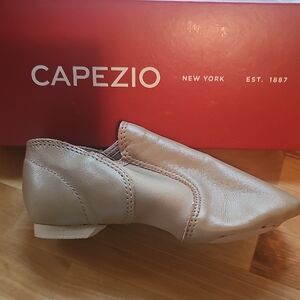 Capezio Children's Leather Slip-on Jazz Loafers